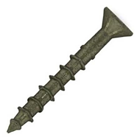 Csh Deck Screw, #8 x 1-1/4 in, Steel, Flat Head, Square Drive, 8000 PK 0.FSC08114UN27